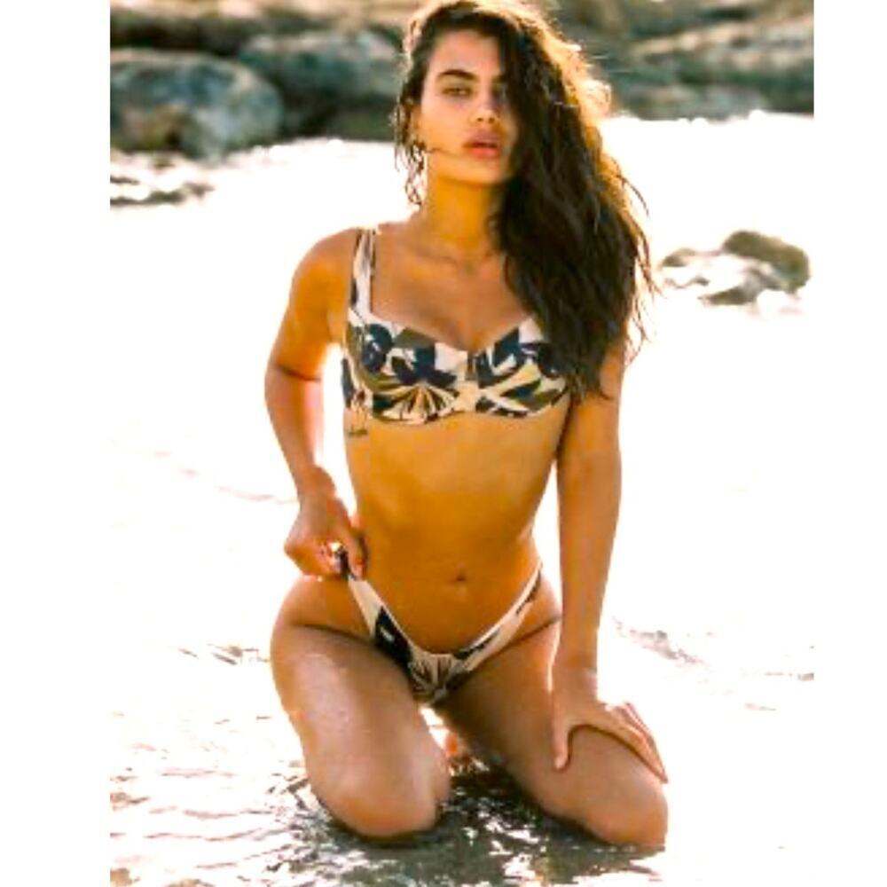 NWT L*Space Camellia Cabana Bikini Set Sugar and Spice small